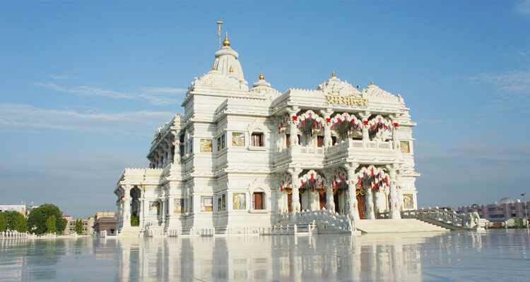 Prem Mandir Shyama Shyam Dham Vrindavan Timings History Entry Fee